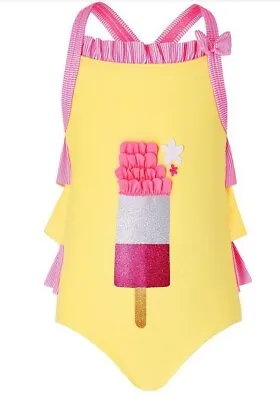 Monsoon Baby Girls Swimsuit Swimming Costume Ice Lolly New RRP£14 0-3 Months • £9.95