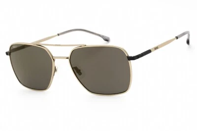 $56.59 • Buy HUGO BOSS HB1414S-0NZJO-57  Sunglasses Size 57mm 145mm 18mm Gold Men NEW