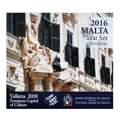 Malta Coins Set 2016 Euro 8 Coins Set BU Year Set Official Issue 00462 • $44.99