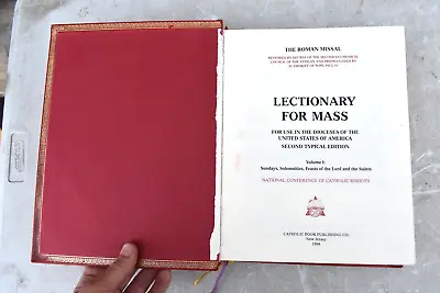 Older Lectionary For Sunday Mass Book C.1998 12  X 9  (BX1022) Chalice Co. • $69.99