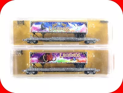 N Scale **RINGLING CIRCUS LEGENDS** 57' TOFC Set - MICRO TRAINS 06400140 **RARE • $79.99