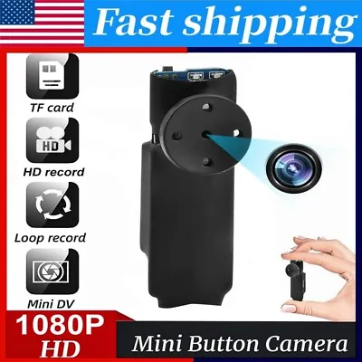 Mini 1080P HD Button Built-in Battery Micro Smallest Body Camera Video Recorder • $19.90