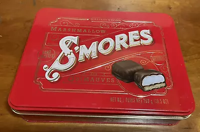 Williams Sonoma Marshmallow Smores Empty Tin Container #2 • $9.99