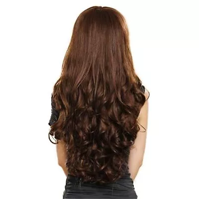 Women Full Wig Brazilian Hollywood Actress Star Human Hair Body Wave Lace Front • $15.68