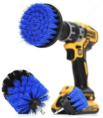$5.99 • Buy Drill Brushes Set 3Pcs Tile Grout Power Scrubber Cleaner Spin Tub Shower Wall
