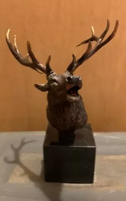 Kattie Cantrell Bronze Signed Elk Statue Songs Of Autumn LE 563/950 • $600