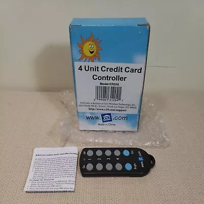 $10 • Buy  NOS  In Box X10 Unit Credit Card Controller Thin 4 Unit Controller KR22A