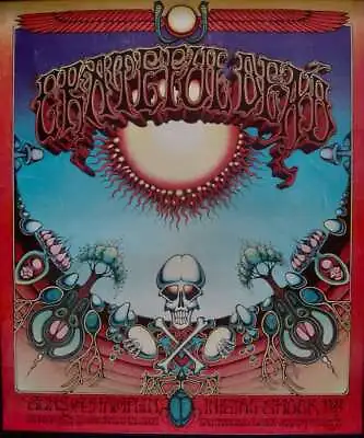 $3500 • Buy GRATEFUL DEAD AOXOMOXOA AVALON Concert Poster RICK GRIFFIN 1969 AOR 2.24 RARE