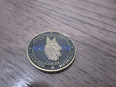 K-9 Protector Of Law Enforcement Guardians Of The Night Challenge Coin #155P  • $8.99