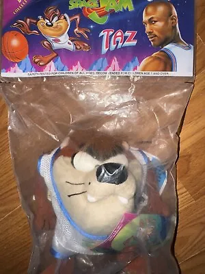 New Vintage Space Jam 1996 Taz Plush McDonald's Toy Looney Tunes Tasmanian Devil • $5