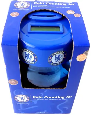 Chelsea Coin Counting Jar Money Jar Digital Coin Counter Chelsea Money Counter • £11.95