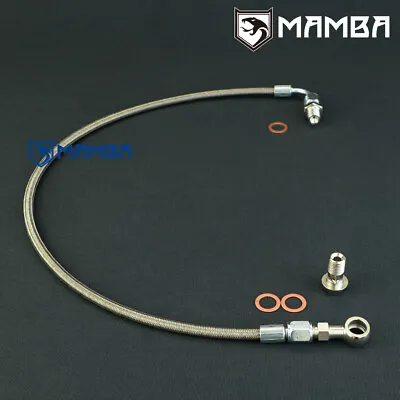 65cm Turbo Oil Feed Line For Nissan's RB20 RB25DET Top Mount Garrett T04Z • $71.50