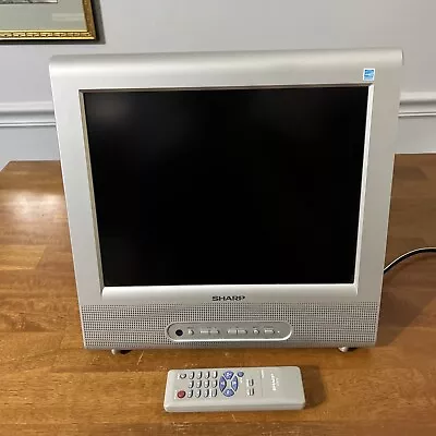 $64.99 • Buy Sharp Liquid Crystal TV Model Lc-13av4u With Remote Tested Works 13”