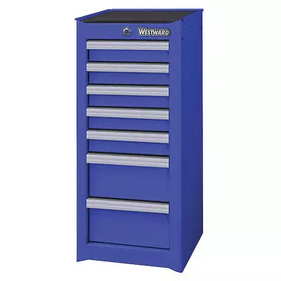 WESTWARD 32H866 Powder Coated BlueLight DtySide Cbinet • $481.36