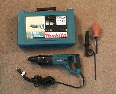 Makita  Rotary Hammer Drill HR2455 With Case With Accessories -  Very Nice ! • $79
