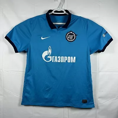 Nike Zenit St. Petersburg Men's Russian Futbol Soccer Jersey Size L 388972-498 • $45.49