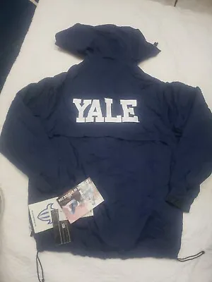 Yale University Turf Plex Water Resistant  Hoodie Jacket Nwt Sz Medium  • $79