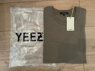 Kanye West Yeezy Season 6 Tshirt Brown Size Small Box Fit. • £40