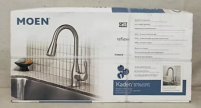 Moen Kaden 87966SRS Pull Down Kitchen Faucet Stainless Finish Power Clean • $119.99