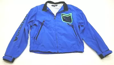 VTG 90s NAUTICA Mens Blue Sailing Windbreaker Jacket XXL Full Zip • $23.91