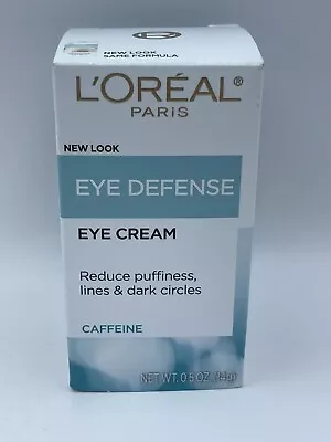 L'Oreal Eye Defense Eye Cream 5 Oz Reduce Puffiness Lines & Dark Circles • $12