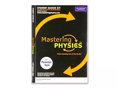 Mastering Physics With Pearson EText - Access Code Card For College Physics • $20
