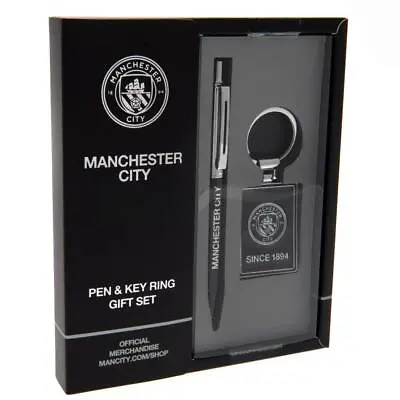 Manchester City FC Pen & Keyring Set (football Club Souvenirs Memorabilia) • £18.15