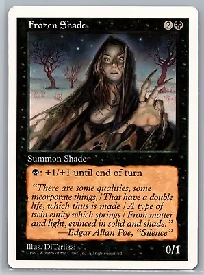 Frozen Shade Common NM Fifth Edition Vintage Magic The Gathering MTG • $1.49