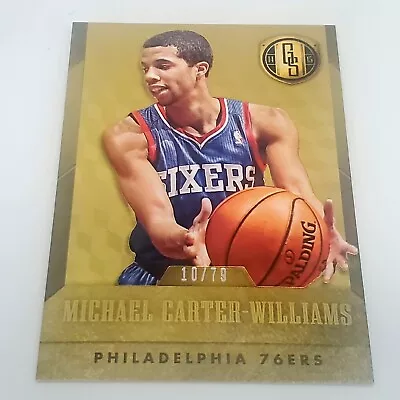 2014-15 Panini Gold Standard Gold #129 Michael Carter-Williams: 76ers /79 • $2.70