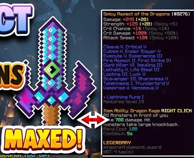 Hypixel Skyblock - Aspect Of The Dragon • £3.50