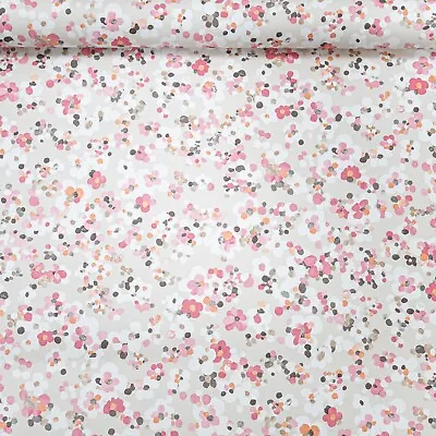 Pink White Floral Wallpaper Hand Painted Effect Quality Paste The Wall Vinyl • £6.99