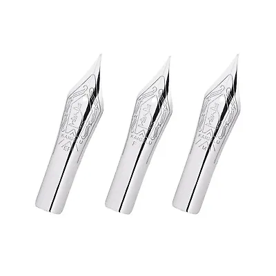 3PCS Kaigelu Fountain Pen Nibs #6 Nib Silver EF/F/M For Jinhao 100 Yongsheng 699 • $12.88