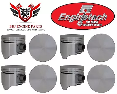 (8) Enginetech Pistons Fits Chrysler Dodge Mopar 383 V8 1959 - 1971 030 040 060  • $373.24