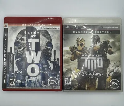 $11.50 • Buy Sony PS3 Lot(2) Army Of Two, Army Of Two 40th Day *