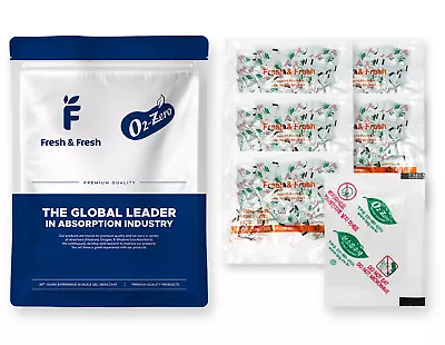 Fresh & Fresh (200 Packet) Premium Oxygen Absorbers 100 CC- (5 Bag Of 40 Packet) • $19.99