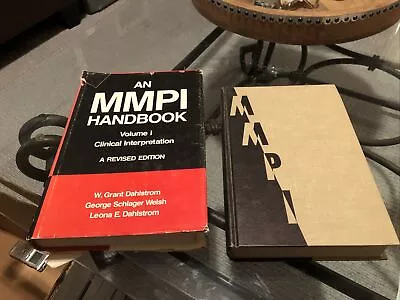 An MMPI Handbook University Of Minnesota Press 2 Books • $69.99