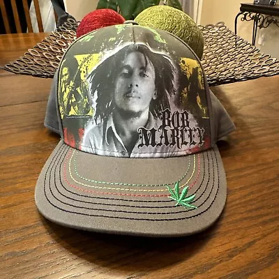 2013 56 Hope Bob Marley One Love Stitch  Hat Cap Strapback Black Secret Pouch • $16.99