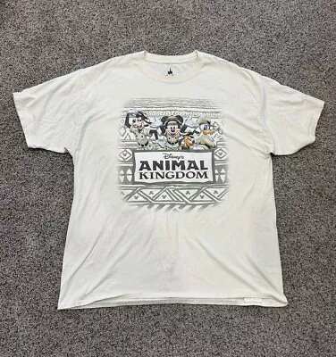 Walt Disney World Animal Kingdom Safari Mickey And Friends 2XL ADULT T-Shirt • $24