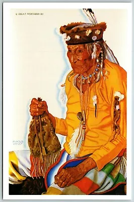 Lazy Boy Blackfeet Indian Medicine Man Montana - Postcard • $8.37