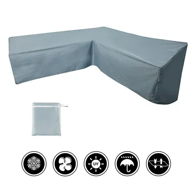 $49.93 • Buy Outdoor Garden L Shape Lounge Furniture Cover Waterproof/Dustproof/ ProtectiveT