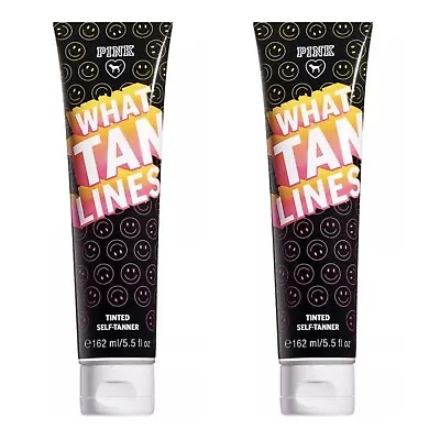 Victoria's Secret PINK What Tan Lines Tinted Self-Tanner ~ 5.5 Fl.oz. (Lot Of 2) • $79.99