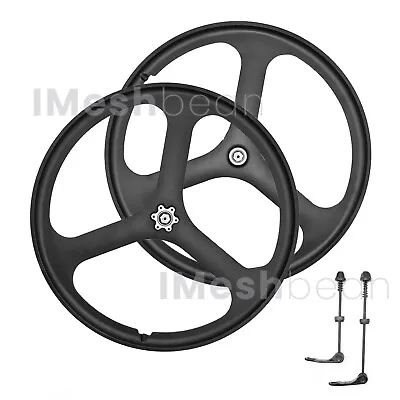 MTB Bike Magnesium Wheels 3-Spoke Set Rim Wheelset 6/7/8/9/10 Gears Fit 26  Tire • $128.99