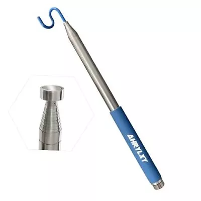 10 FT Telescoping Pickup Tool Magnetic Pole With Hook Telescopic Push Pull  • $42.07