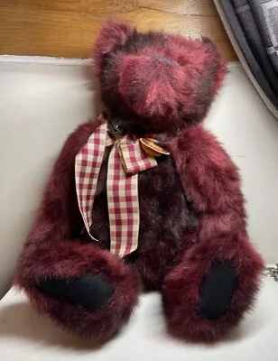 Charlie Bear Retired Rufus Bear Soft Toy Collectable Bear By Heather Lyell • £45