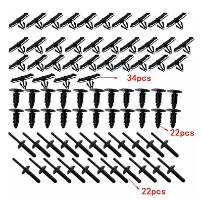 78 Pcs Fender Flare Hardware Clip Mounting Kit For Jeep Wrangler JK 2007-17 New • $27.08