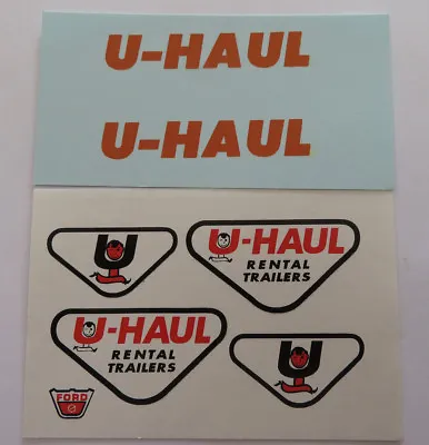$6.95 • Buy Replacement Water Slide Decal Set For Nylint  U-Haul Truck And Trailer 