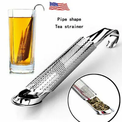 $4.60 • Buy Tea Strainer Stainless Steel TeaBall Infuser Tea Spoon Filter Loose Tea Diffuser