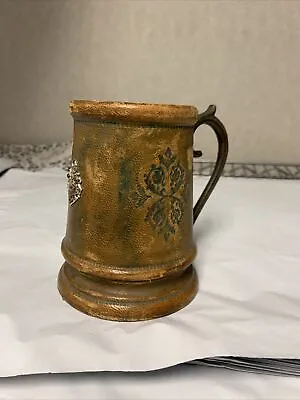 Vintage Leather Bound Beer Mug Stein Cup • $23.97