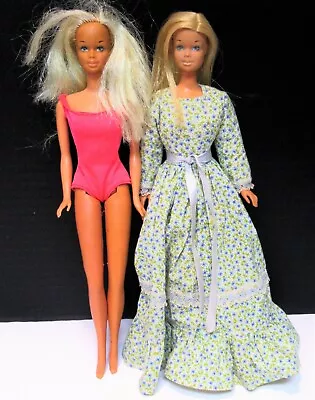 Original Vintage Lot Of Two Malibu Barbies Both In Very Good Condition See Pics  • $59.23