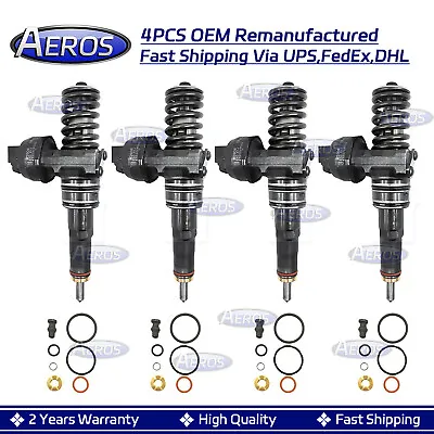 4PCS OEM Genuine Fuel Injector For 2006 VW Jetta Tdi Diesel 1.9 L #038130073AQ • $375